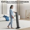 ZAFRO Tower Fan for Bedroom, Standing Bladeless Fan that Blows Cold Air for Home, 85¡ã Oscillating Quiet Cooling Floor Fans with Remote - 4 of 4