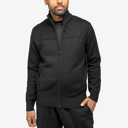 Calvin klein men's full best sale zip sweater