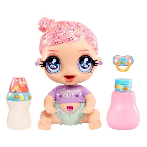 Lol doll with pink cheap glitter hair