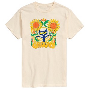 Men's - Pete the Cat - Groovy Frame Short Sleeve Graphic T-Shirt - 1 of 4