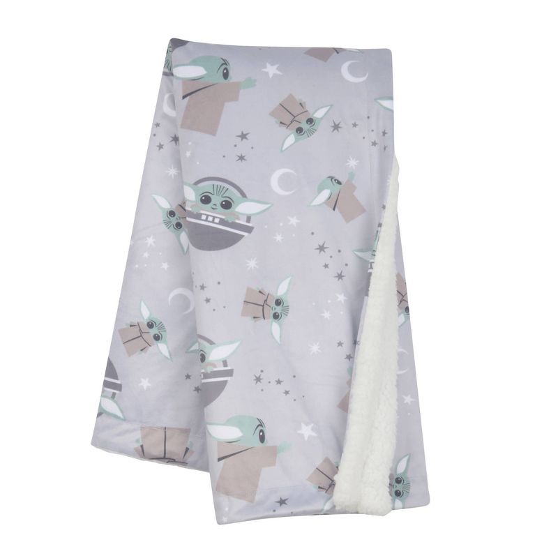 Lambs &#38; Ivy Star Wars Cozy Friends The Child/Baby Yoda Baby Blanket, 1 of 6