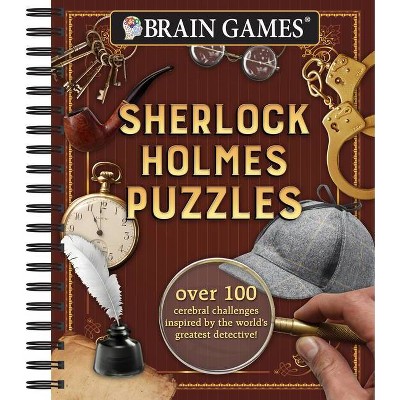 Brain Games - Sherlock Holmes Puzzles (#1), 1 - by  Publications International Ltd & Brain Games (Spiral Bound)