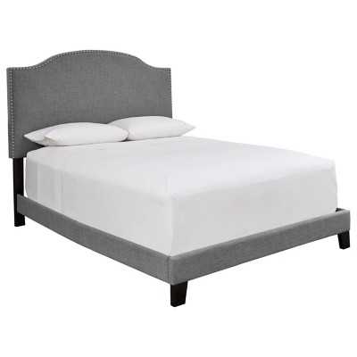 Queen Adelloni Upholstered Bed Gray - Signature Design by Ashley