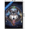 Trends International Brigid Ashwood - Celtic Wolf Guide Framed Wall Poster Prints - 3 of 4