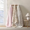 Laura Ashley Queen Clarabelle Blanket Pink - 4 of 4