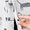 Sweet Jojo Designs Gender Neutral Unisex Dog Crate Kennel Cover 24in. Cartoon Puppy Grey Blue and White - 3 of 4