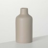 Sullivans 10.5" Matte Gray Bottle Vase, Ceramic - 4 of 4