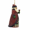 Jim Shore 4.5 Inch Santa With Bell Holiday Manor Heartwood Creek Tree Ornaments - 3 of 3