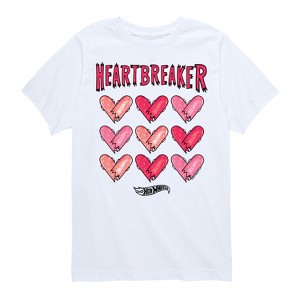 Boys' - Hot Wheels - Skateboard Hearts Heartbreaker Short Sleeve Graphic T-Shirt - 1 of 4