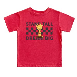 The Juniper Shop Mini Smiley Stand Tall Dream Big Toddler Short Sleeve Tee - 1 of 4
