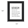 HomeRoots Bathroom Escape Black Framed Print Bathroom Wall Art - 3 of 3