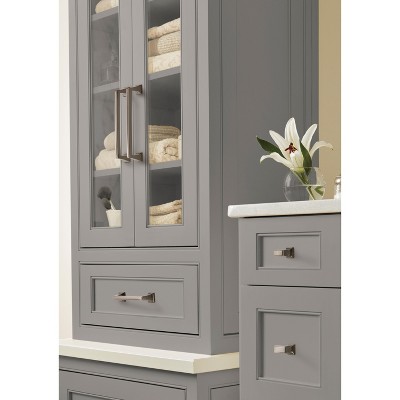 Gunmetal T-Handle Cabinet Knob with Mounting Hardware