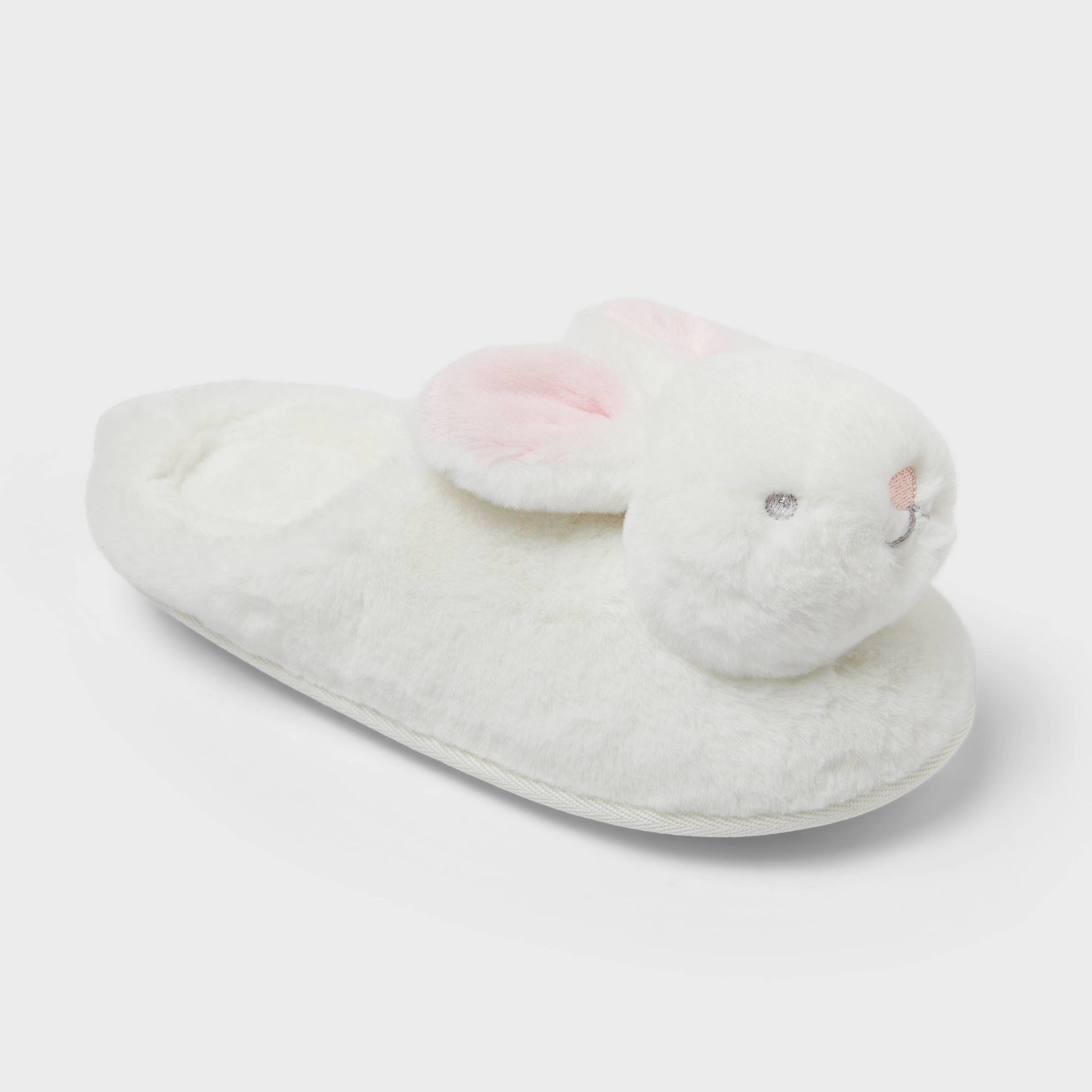 Kids Bunny Scuff Slippers - Cat & Jack™ Ivory