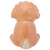 100 North Dolomite Ceramic 10 inch Everyday Cookie & Candy Jar with Airtight Lid: Kitchen Canisters, Pet Treat Containers, Tan Triceratops Dinosaur - 4 of 4