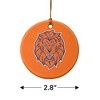 Lincoln University PA Primary Logo Porcelain Holiday Christmas Tree Ornament  2.8" (7.1 cm) - 3 of 4