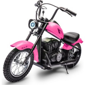 Electric Motorcycle for Kids, 24V 250W Kids Electric Dirt Bike, Two Speed Max Up to 14MPH & 60 Minutes Continuous, with Led Lights - 1 of 4