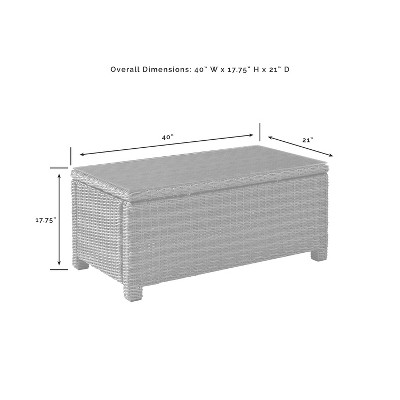 Bradenton 3-Piece Brown Wicker Outdoor Seating Set with Sand Cushions