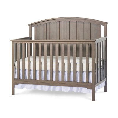 Child Craft Cottage Curve Top Convertible Crib - Dusty Heather