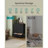 8-Drawer Storage Dresser - Steel Frame Organizer with Non-Woven Fabric Drawers, Multi-Use Chest for Bedroom/Entryway, Ink Black - 2 of 4