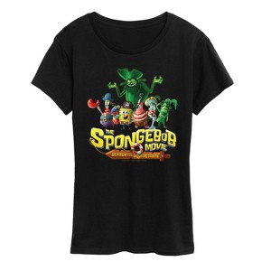 Women's - Spongebob Squarepants - Spongebob: The Search For Squarepants Logo Short Sleeve Graphic T-Shirt - 1 of 4