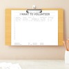 Juvale Extra Large Wooden Clipboard 11x17.3, Wood Horizontal Lap Board with Clip for Drawing Sketch, 3mm Thick - 4 of 4