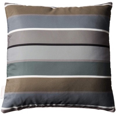 Stripe Patterned Weather Resistant Outdoor Throw Pillows Set