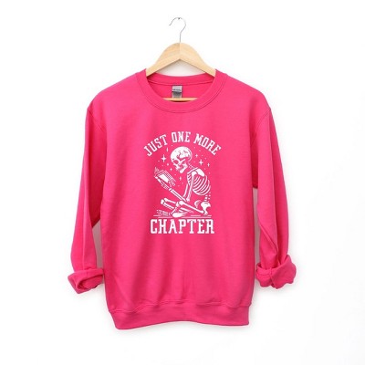 Simply Sage Market Women's Graphic Sweatshirt One More Chapter Skeleton
