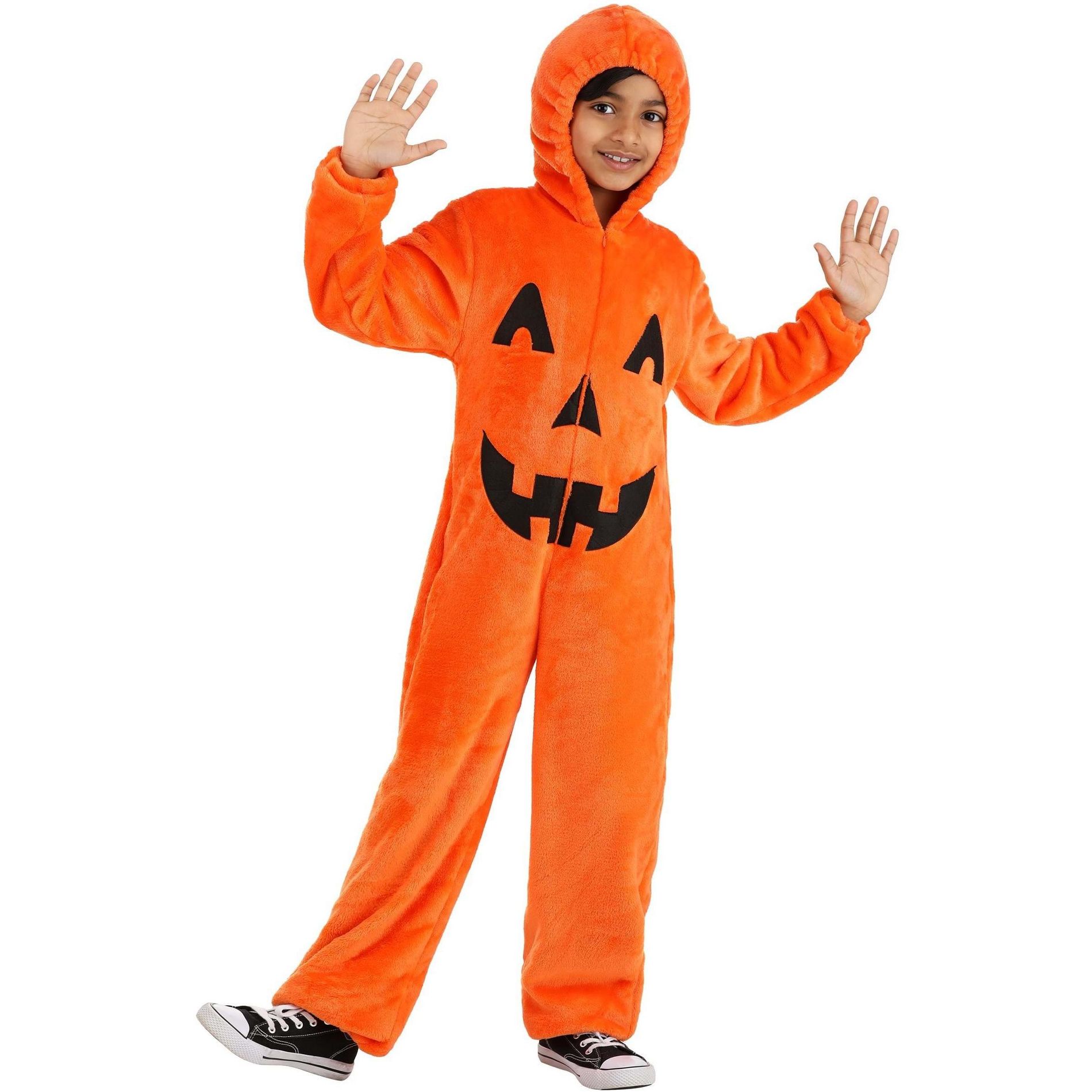 HalloweenCostumes.com Kid's Jack O' Lantern Onesie Costume