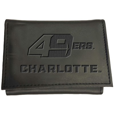Evergreen NCAA North Carolina Tar Heels Black Leather Trifold Wallet Officially Licensed with Gift Box