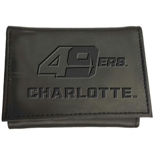Evergreen NCAA North Carolina Tar Heels Black Leather Trifold Wallet Officially Licensed with Gift Box - 1 of 1