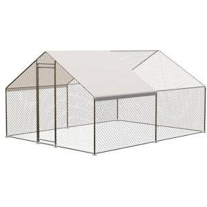 GustoWave Large Metal Chicken CoopWalk-in Poultry Cage - 1 of 4