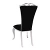 Chintaly Imports,Modern Tall-Back Side Chair  Cabriole Legs - Set of 2 - 3 of 4
