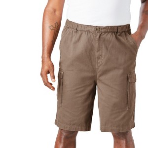 Boulder Creek by KingSize Men's Big & Tall Renegade 9" Full Elastic Waist Cargo Shorts - 1 of 4