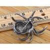 Anna-Kaci Women's Crystal Spider Brooch Pin with Blue Gemstone Accents - 4 of 4