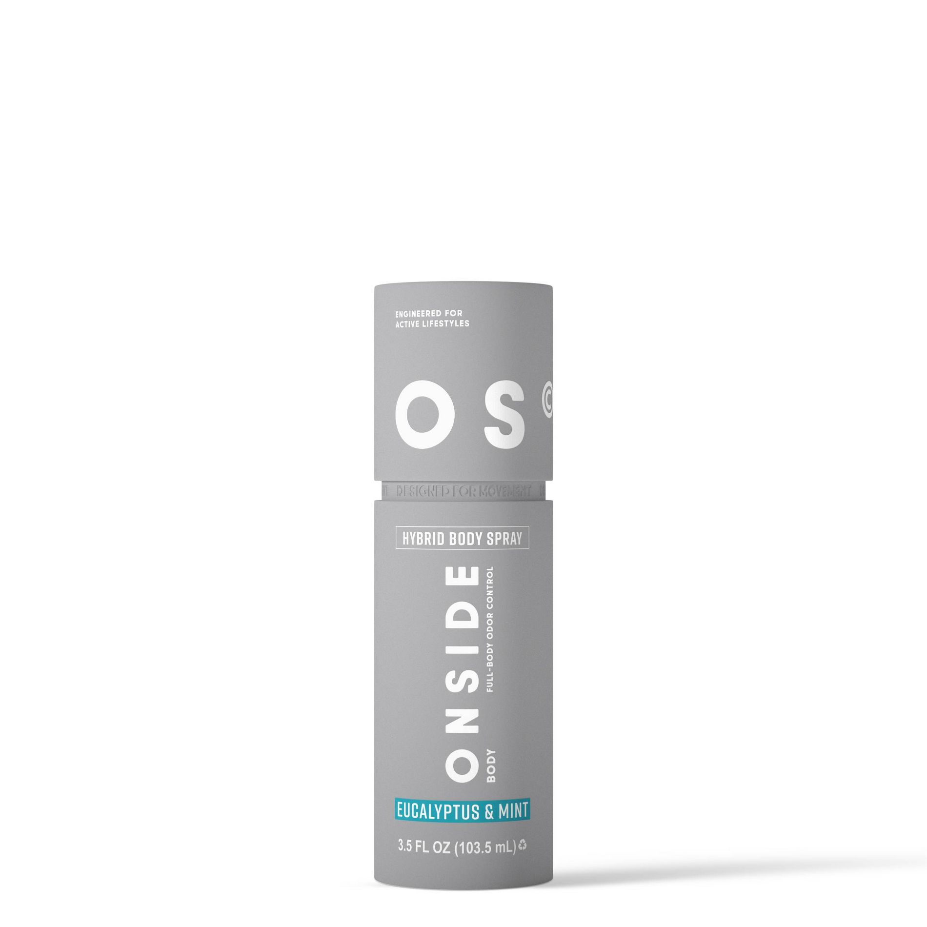 Onside Hybrid Body Spray - Eucalyptus Mint - 3.5 fl oz: Fresh Scent, 1 Pack