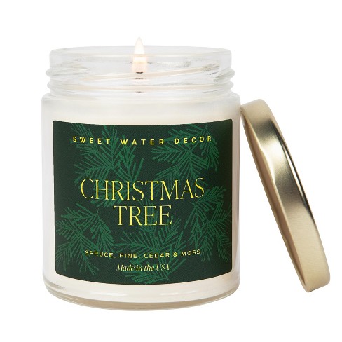 Where My Ho's At? - 9oz Glass Jar Soy Candle - Fresh Cut Christmas Tree  Scent