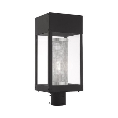 Livex Lighting Franklin 1 - Light Post Light in  Black