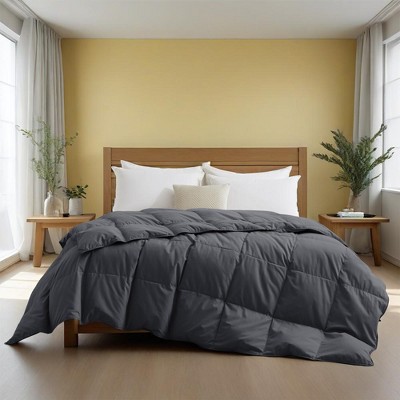 Peace Nest White Goose Down Comforter - Ultra Soft  Noiseless 360 Thread Count Fabric, Lightweight & Medium Weight for All Season