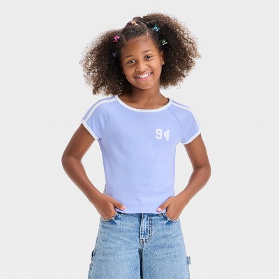 Girls' Short Sleeve Ringer T-Shirt - art class™
