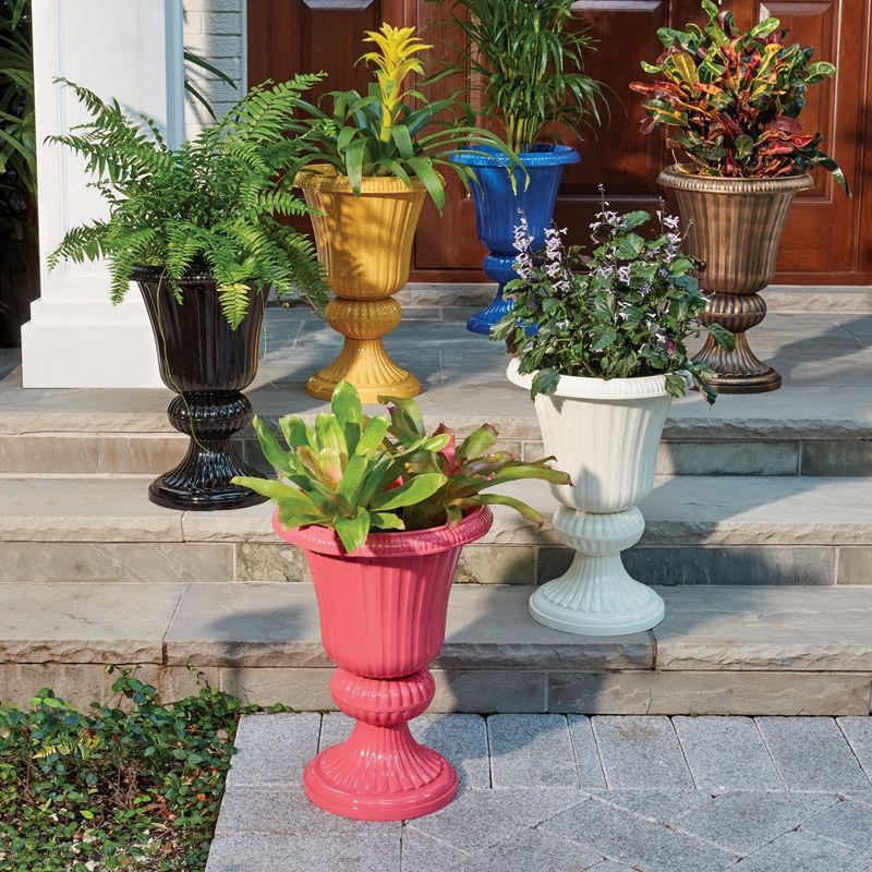 BrylaneHome Embry Resin Planter Urn, 1 of 2
