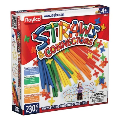 Roylco Straws and Connectors 230 Pack