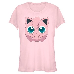 Juniors Womens Pokemon Cute Jigglypuff T-Shirt - 1 of 4