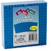 SCS Direct Brick Building Blocks Blue Stackable Baseplates - 5"x5"(10pcs) Dual Sided - Fits All Major Brands, Great for Activity Table, Gift - 2 of 3