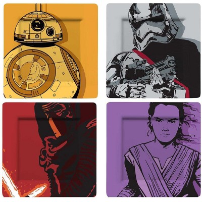 Se7en20 Star Wars The Force Awakens Melamine 4 Pieces Plate Set