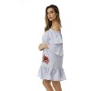 Cocoom Bell Sleeve Dress with Floral Embroidery - 2 of 3