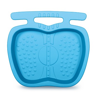 Summer Waves P5E001500 Outdoor 22.5 x 20 x 3.5 Inch Non Slip Pool Foot Bath Tray Accessory for In Ground and Above Ground Swimming Pool and Spa, Blue