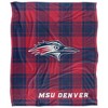 Metropolitan State University Of Denver Campus Plaid Spirit Silky Touch Super Soft Throw Blanket 50x60 - 2 of 4