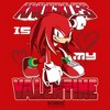 Boy's Sonic the Hedgehog Knuckles Is My Valentine T-Shirt - 2 of 4