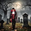 Vampire Cape & Vest Adult Costume Set - 3 of 4
