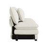 Modular Corduroy Sofa Couch, Upholstered Sofa with Removable Pillows & Deep Seat for Living Room - ModernLuxe - 4 of 4
